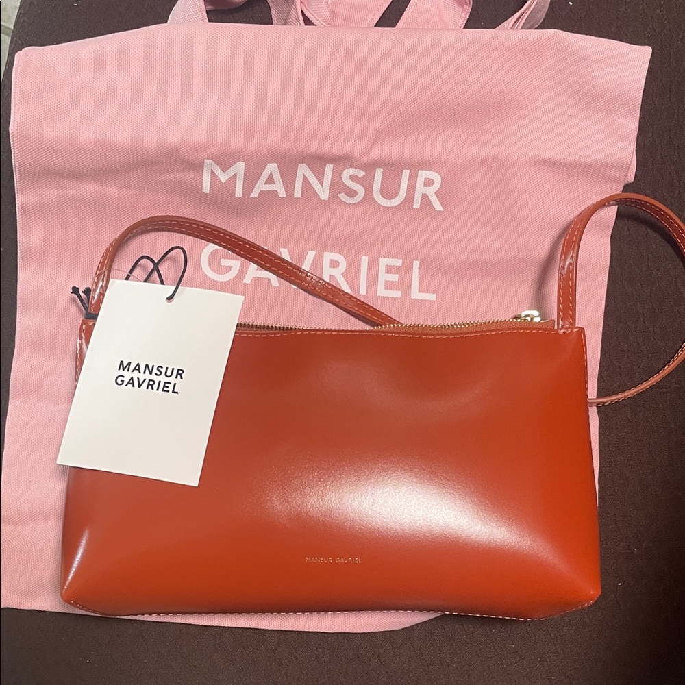 Mansur Gavriel Red Crossbody Bag